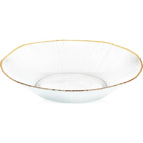 Ciotola da insalata in vetro dorato, 29,5 cm, 1,6 l (1/5)