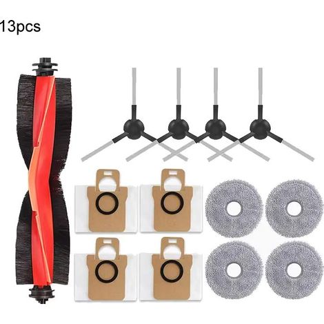 Kit completo di ricambi e accessori 13 in 1 per l'aspirapolvere robot Xiaomi X20 Max, per la manutenzione. (1/4)