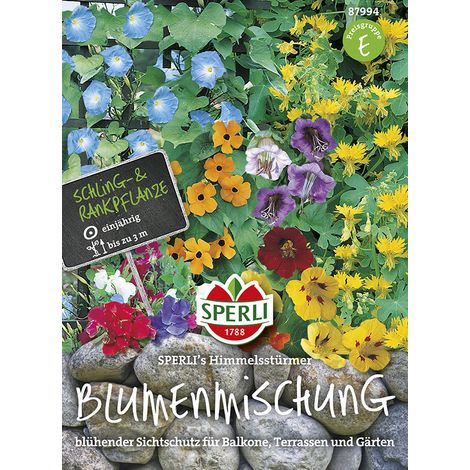Blumensamen, Schlingpflanzen-Mischung 'Himmelsstürme' (1/2)