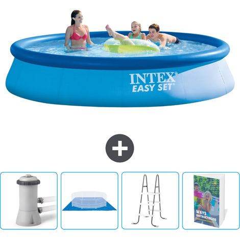 Intex Piscine Easy Set Ronde - 396x84 cm - 5-pièces SCB106 (1/4)