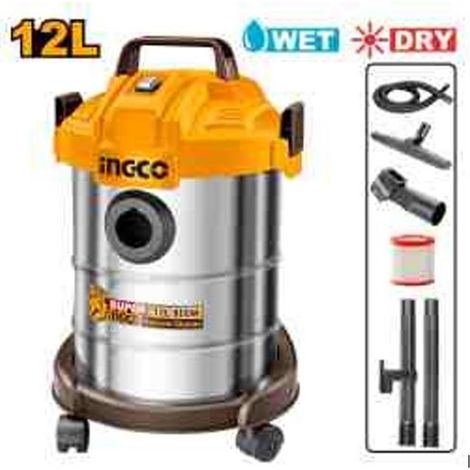 ASPIRAPOLVERE-LIQUIDI INOX 12L 800W (1/2)