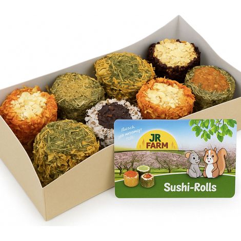 JR FARM Sushi Rolls - leckeres Sushi für alle Papageien 190g (1/4)