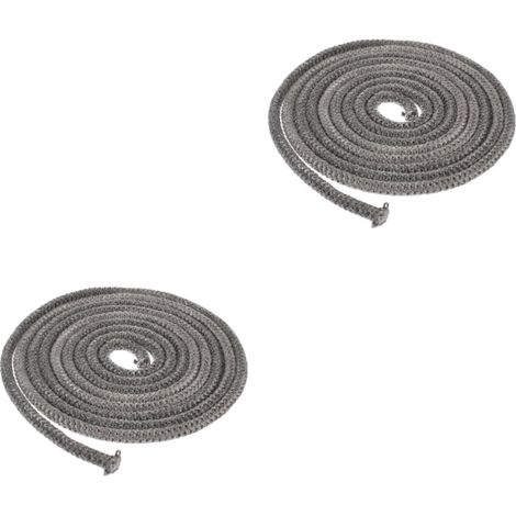 Lot De 2 Joints De Poêle Pour Poêle À Bois Insert De Cheminée Corde Coupe-feu Prévention Efficace De La Fumée (1/5)