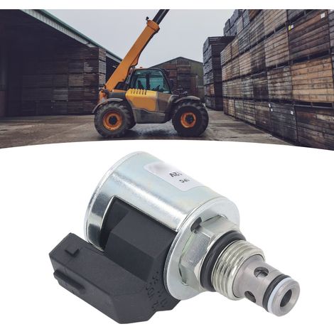 L'électrovanne 12 V 25/974628 6401312 est compatible avec les pelles rétro JCB 3CX, 4CX, 4C, 4C444, 3CX444, 4DX et 3CX4M. (1/5)