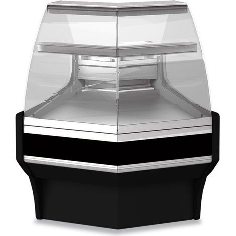 Angle ouvert 45° neutre  noir - Diamond (1/2)