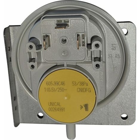 Pressostat de sécurité fumées - UNICAL : 02378B