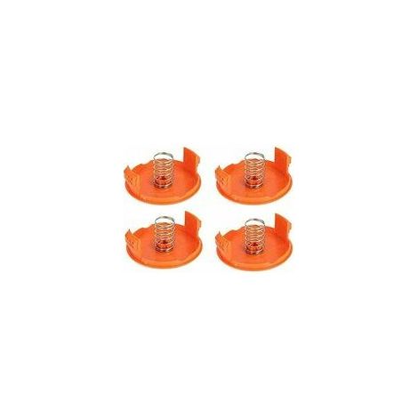 RC-100-P Cutting Spool Cover is Compatible with Black Decker Replacement Spool Cover (4 Spool Covers + 4 Springs) (1/3)