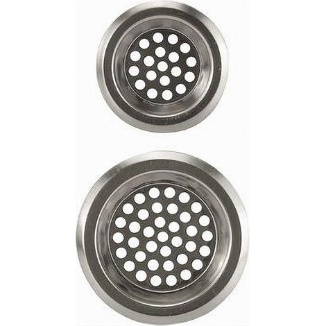 Trade Shop - Set 2pcs Filtro Protección Desagüe Fregadero Cocina Baño Ducha 6cm 7.5cm 10399 - (1/3)