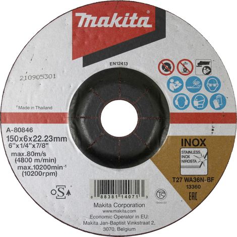 Makita Schruppscheibe 150mm A-80846 Disque à ébarber 1 pc(s)