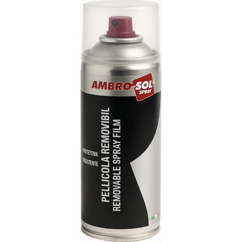 Bomboletta Pellicola Spray Removibile Nero Opaco da 400 ml (1/5)