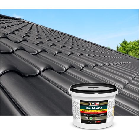 Peinture de toiture IsolBau Noir 4 kg (1/5)