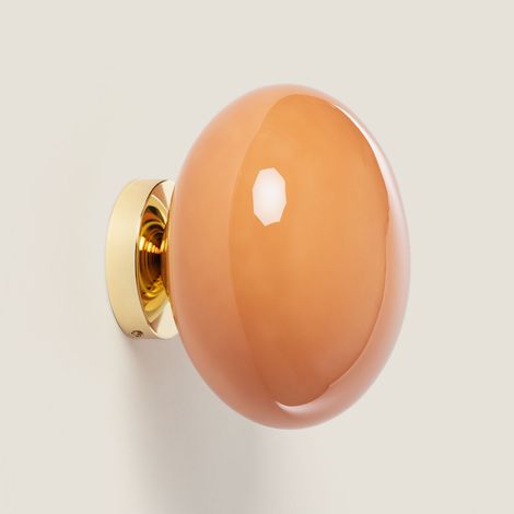 Wandleuchte Glas Kurta Orange