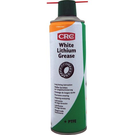 CRC WHITE LITHIUM GREASE Weißes Sprühfett 500 ml (1/4)