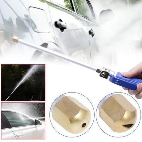 [JAMAIS UTILISÉ]Buse de pulvérisation haute pression pour nettoyeur haute pression, lance d'arrosage, buse de pulvérisation puissante pour le lavage de la voiture, de la maison, du jardin et l'arrosag