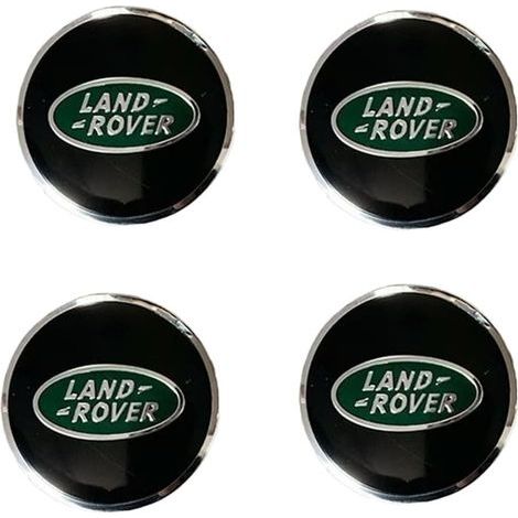 4Pcs Auto Cache Moyeux compatible avec Land Rover Series I 1948–1958 62mm,Capuchons Centre Roue Moyeu Voitures Décoratifs Accessoires,A-6 (1/4)