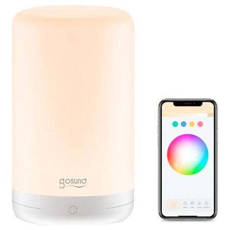 Lampe connectée Wifi RGBW 2A Dimmable Tactile - SILUMEN (1/5)