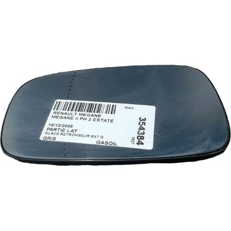 [PRODUIT D'OCCASION] Glace Retroviseur Exterieur G RENAULT Megane II Ph 2 Estate 03-05 ♻️ Ref Oe. 7701054752 - Garantie à vie (1/3)