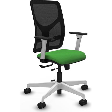 Chaise de bureau piqueras y crespo Motilla blanc support lombaire (1/2)