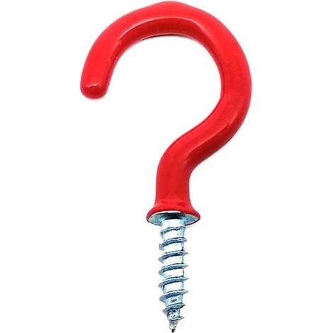 25 crochets à vis - inox - pour suspension et rangement (1/5)