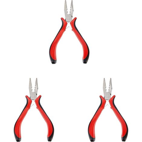 of 3 steel jewelry pliers 3 units