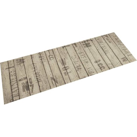 Küchenteppich Waschbar Zaun 60x180 cm Samt