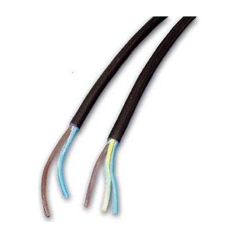 CAVO ELETTRICO SIMILGOMMA NERO 2X0,75 (1/2)