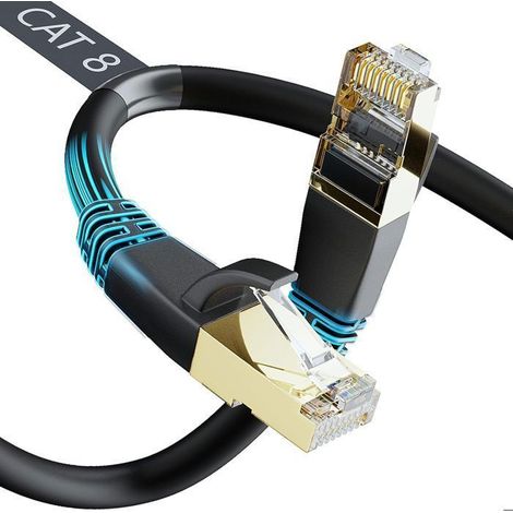 Câble Ethernet Cat 8 - HAUTSTORE - 10m - 40 Gbps - 2000 MHz - SFTP (1/5)