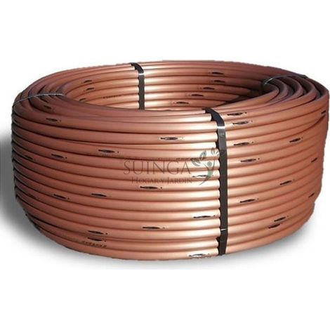 Tubo Irrigazione a Goccia 16mm da Interrare XFS Rain Bird con Gocciolatori Autocompensanti Ogni 33 cm, 100 Metri