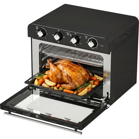 Friteuse à air chaud, mini-four de 36 litres avec convection, plaque de cuisson et grille. (1/5)