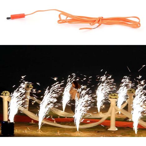 Allume-feu pyrotechnique sans fil 50 unités avec télécommande et câble de 1 mètre (1/2)