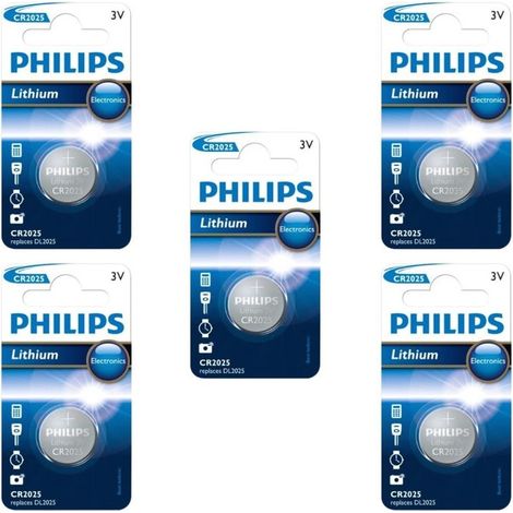 . Philips CR2025 blister de 5.
