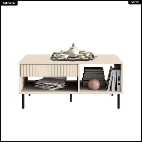 Table basse - H.48 x L.100 x P.60 cm - KASHMIR (1/5)