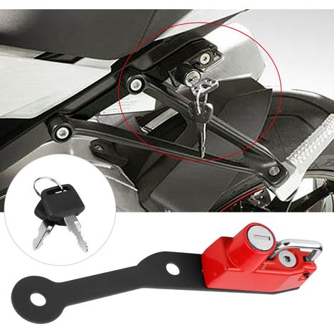 Helmbefestigungshaken aus Aluminiumlegierung, passend für YAMAHA MT-07 FZ-07 FJ-07 (rot) (1/5)