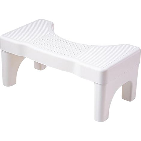 Tabouret De Pied Pour Toilette Tabouret Ergonomique Pour Adultes Avec Marchepied Antidérapant Compact Pour Et Seniors, Accessoire Gain De Place (1/5)