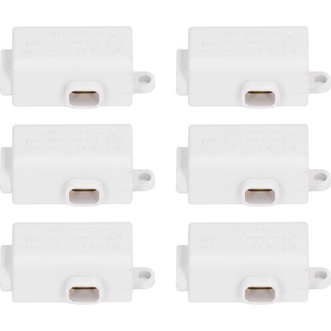 Lot de 6 connecteurs en T 3 voies, boîte de jonction inline haute puissance ZKT1, 400V 60A, répartiteur électrique rapide (1/5)