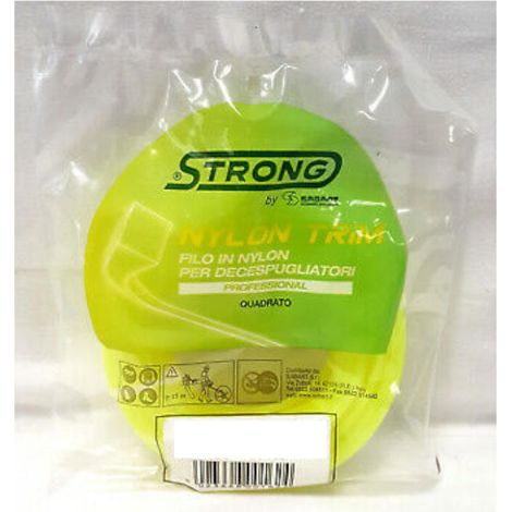 Filo per Decespugliatore Strong Bus Quadrato in Busta 3,3mm x 15m