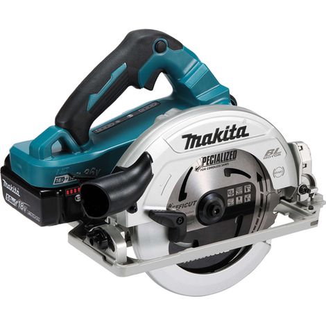 Makita – Scie circulaire 36V 2x18V Li-Ion Ø190 mm – Moteur sans charbon – AWS pour aspirateurs – Lame EFFICUT – DHS782PT2J (1/10)