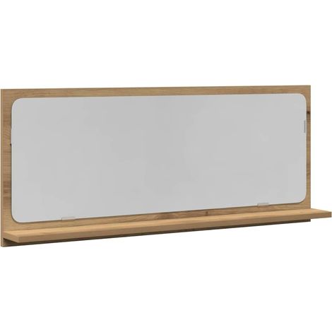 Mirror Shelf Artisan oak 90 x 10.5 x 37 cm Engineered Wood vidaXL