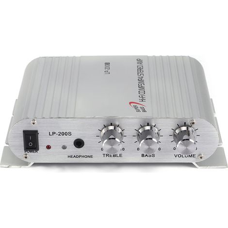 Amplificateur auto 12V 20Wx2 Haute Puissance HIFI Stéréo Audio (1/5)