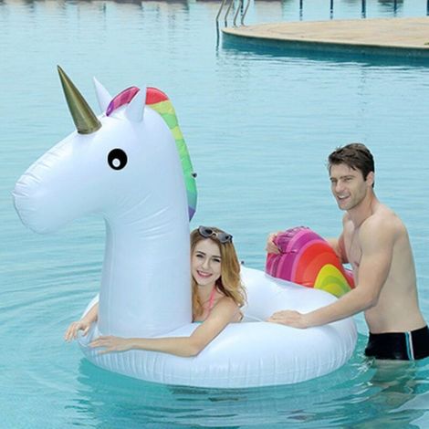 Bouée gonflable en PVC pour piscine, jouet gonflable à motif dessin animé (1/5)