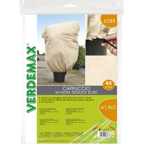 Cappuccio in TNT ecrù – 1,8 × 2 m – 45 g/m² – busta 1 pezzo (1/2)
