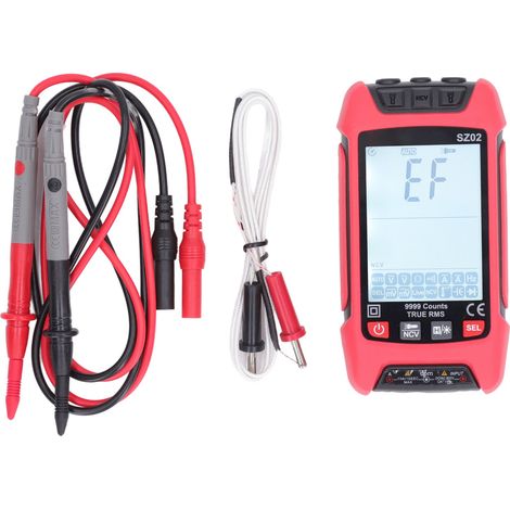 Multimètre numérique Intelligent Anti-brûlure, affichage LCD rétro-éclairé automatique, ampèremètre NCV Volt avec condensateur à Diode