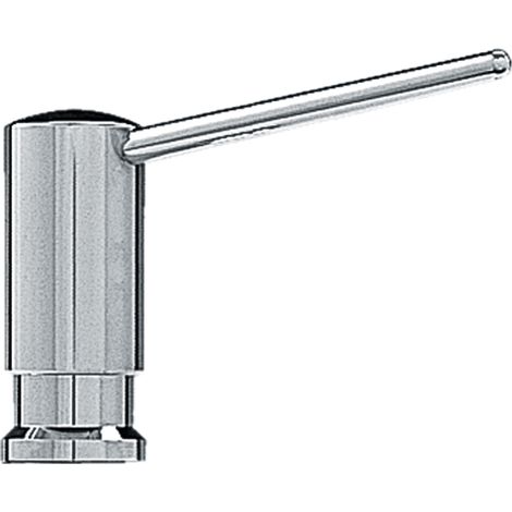 Franke – Distributeur de savon liquide encastrable 250ml – Inox chromé – Installation sans collerette ou avec collerette – 38260