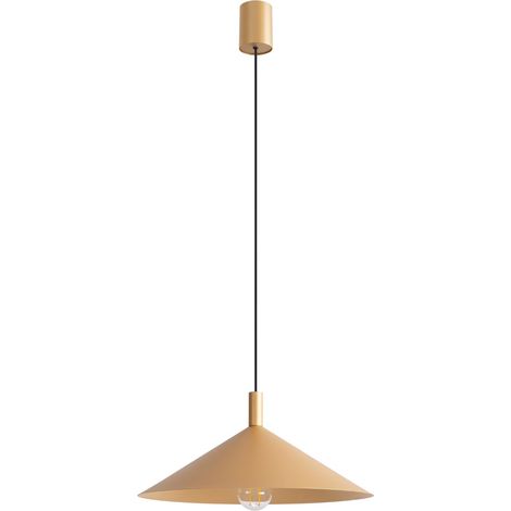Suspensions Nox acier doré 1xE27 40cm Sollux (1/5)