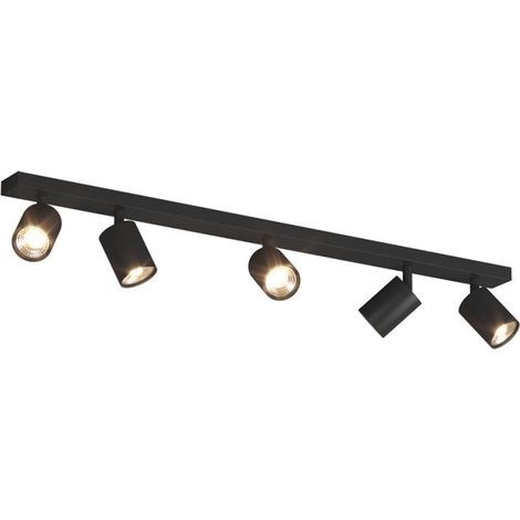 Binario top light kora 1208 5 ne gu10 led lampada soffitto parete moderna faretti orientabili