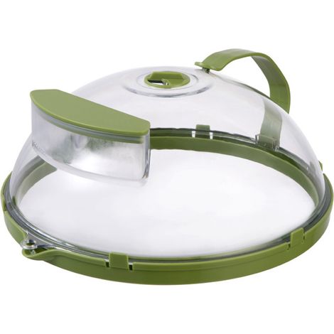 Couvercle anti-éclaboussures micro-ondes, protection chaleur, couvercle de cuisson haute température, fraîcheur, anti-huile, injection d'eau, déviation (1/5)