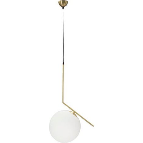 Lampadario "Glamy" struttura in metallo e vetro per interni (1/5)