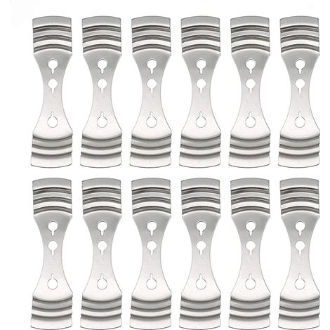 Set mit 12 Dochtzentrierern aus Metall und Edelstahl-Kerzenhaltern für die DIY-Kerzenherstellung (1/5)