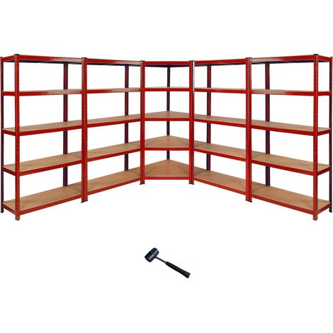 Z-Rax 90cm Corner Racking Bundle: Corner Shelving & 4 Garage (1/5)