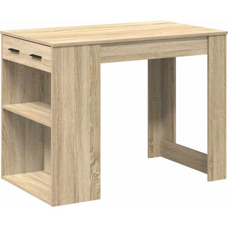 Maison Exclusive - Scrivania con Cassetto Ripiano Rovere Sonoma Legno Multistrato